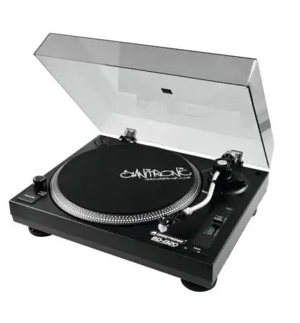 Omnitronic BD-1320, black platine vinyle
