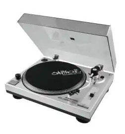 Omnitronic BD-1380 USB, silver gramofon