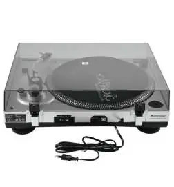 Omnitronic BD-1380 USB, silver platine vinyle