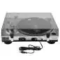 Omnitronic BD-1380 USB, silver platine vinyle