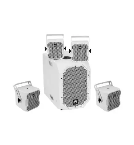 Omnitronic BOB-10A ws + 4x BOB-4 ws