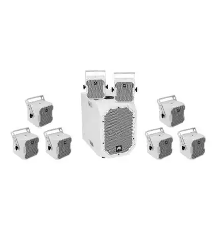 Omnitronic BOB-10A ws + 8x BOB-4 ws