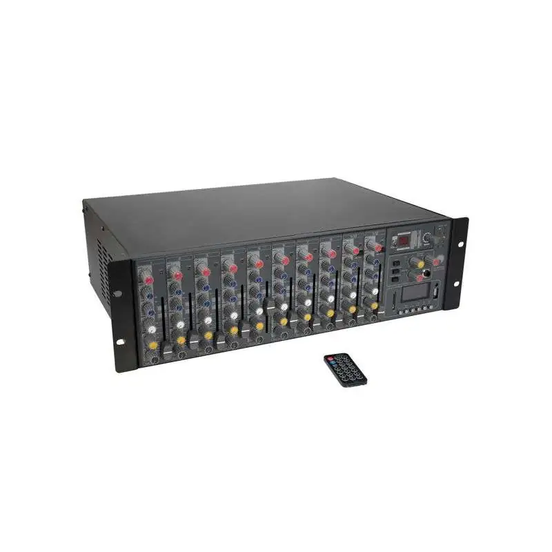 Omnitronic RM-1422FXA USB Rack-Power-Mixer