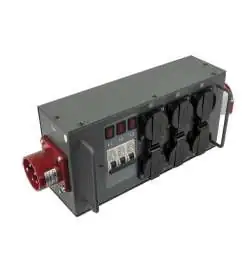 Showgear Split-Power 16 CEE 16 Split mit Sicherungen