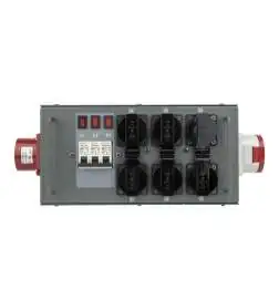 Showgear Split-Power 16 CEE 16 Split mit Sicherungen