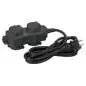 Showtec Stage Enchufe múltiple bloque de 5 2x2, cable 1,5m
