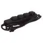 Showtec Stage Enchufe múltiple de 4, negro, cable 1,5m