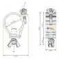 Global Truss Selflock Hook Mini stage black