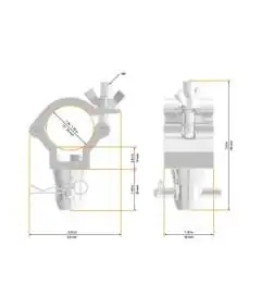 Global Truss Half Coupler 32-35mm