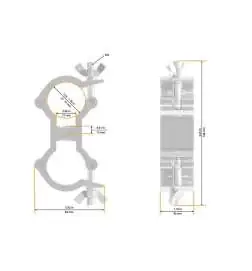 Global Truss Truss Adapter 30MM