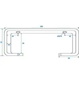 Eurolite TCH-50 65 C-Hook 65cm Silver