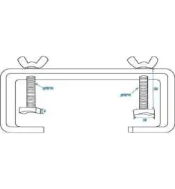 Eurolite TCH-50 65 C-Hook 65cm Silver