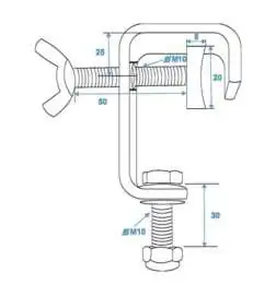 Eurolite TH-52 Theatre Hook