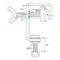 Eurolite TH-52 Theatre Hook Eurolite TH-52 Theatre Hook