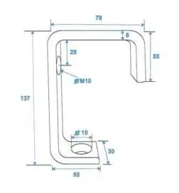 Eurolite TH-52 Theatre Hook