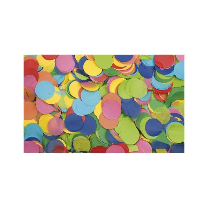 Showtec Show Confetti Multi-Colour Round, 1 kg, Low Flammability