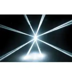 Showtec Airstrike 5R Quad Beam Effect