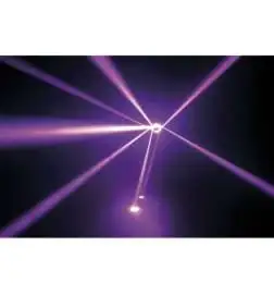 Showtec Airstrike 5R Quad Beam Effect
