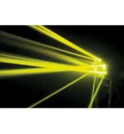Showtec Airstrike 5R Quad Beam Effect