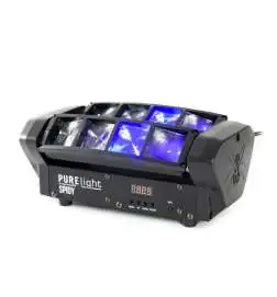 PURElight Spidy 8x 5W RGBW CREE