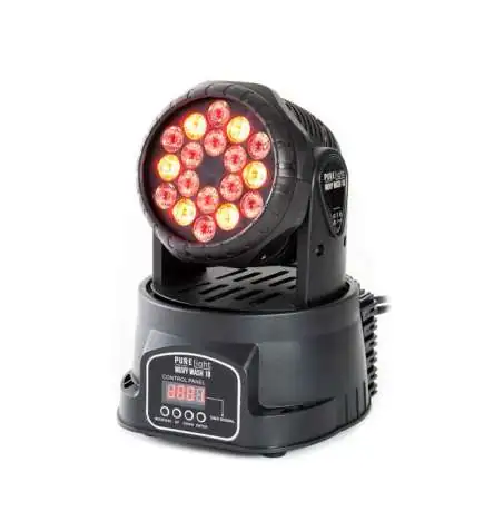 PURElight MUVY Wash18 18x 1W LED RGB
