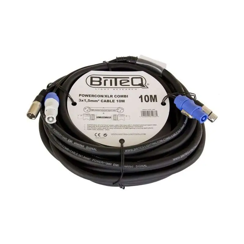 Briteq Power Twist/XLR PRO Combi Cable, 10m