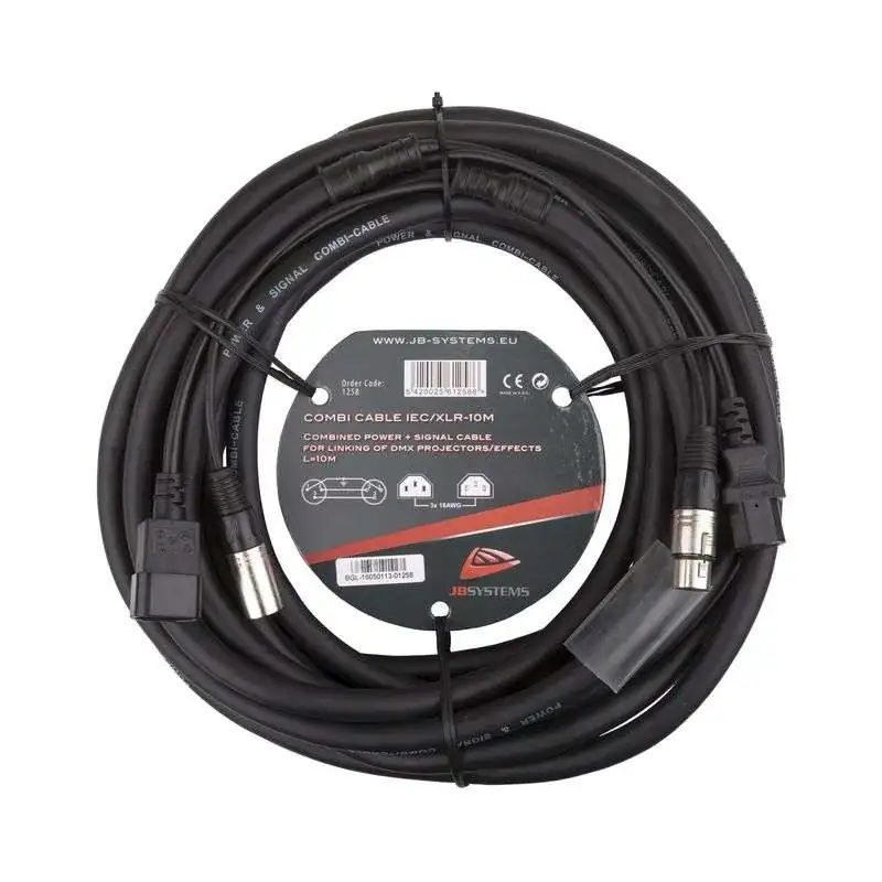 Briteq Combi Cable IEC/XLR 10m