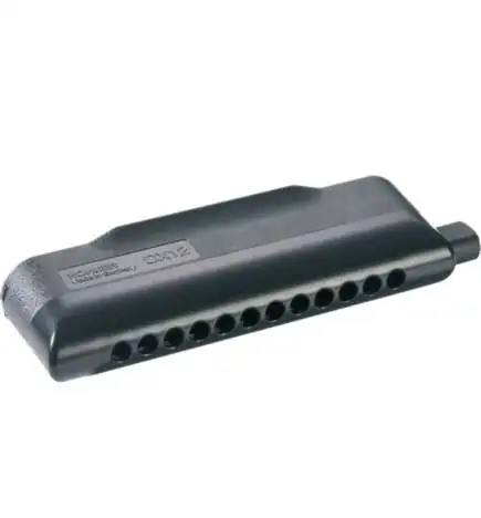 Hohner CX 12 Black C-Dur 48 Tons Pente Plástico