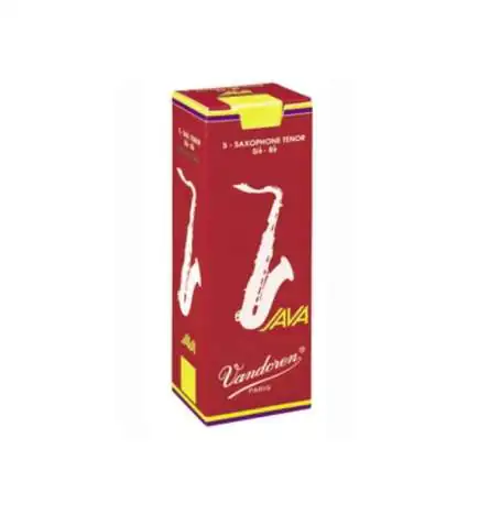 Vandoren Palhetas Java Filed Red Sax Tenor 2,5 Caixa com 5 unids.