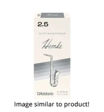 Hemke Palhetas Sax Alto 2,5 Cx. com 5 unids
