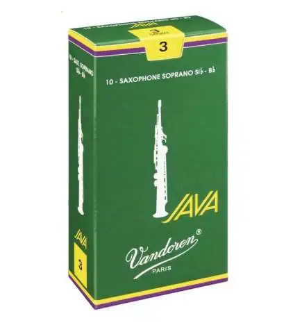 Vandoren Java Saxofón Soprano 2,5 cajitas con 10 cañas