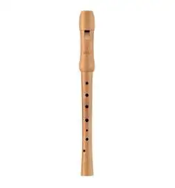 Moeck 1252 Flauta de pico soprano alemán, simple, peral