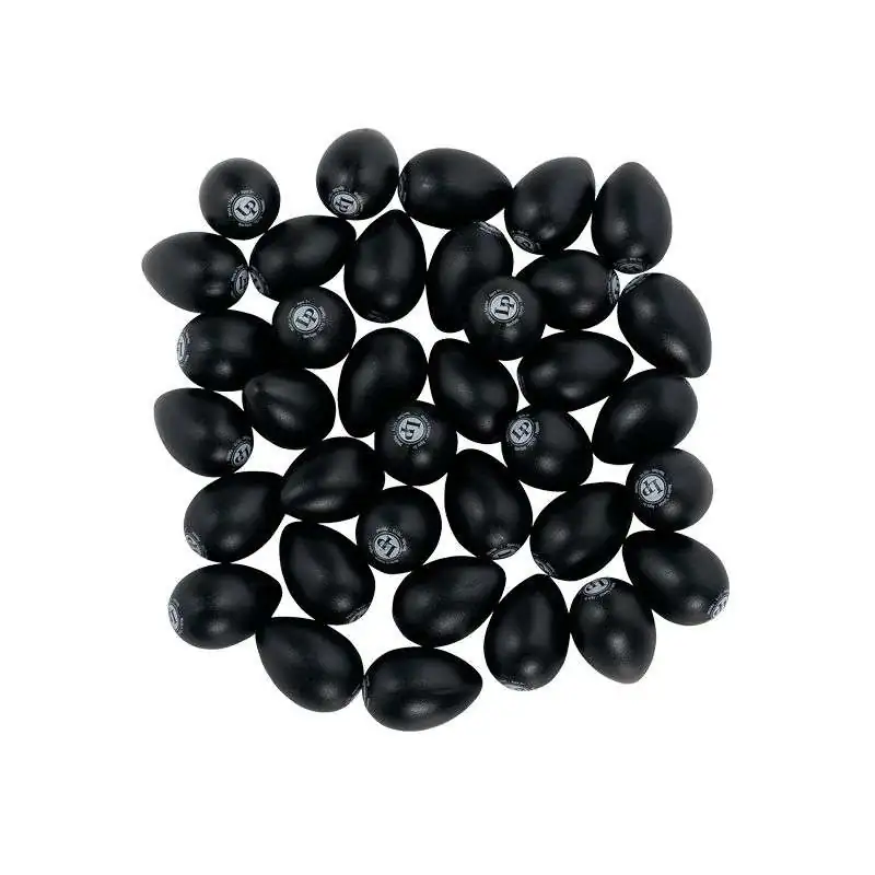 Latin Percussion Egg Shaker Set Black, 36 Stück