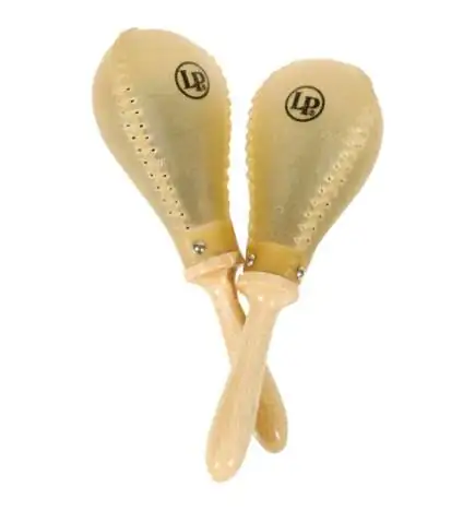 Latin Percussion Maracas LP395 Rawhide