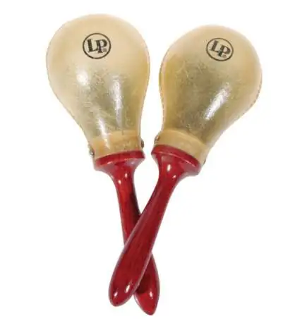 Latin Percussion LP394 Macho Maracas (Rawhide)
