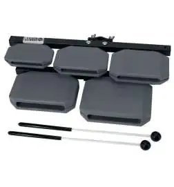 Latin Percussion Granite Blocks LP1210 5 bloques, plástico