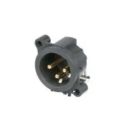 Neutrik NC3MAH Chassisstecker horizontal