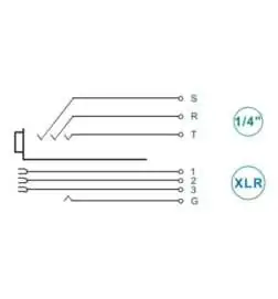 Neutrik NCJ6FA-V-0 Enchufe de chasis combo