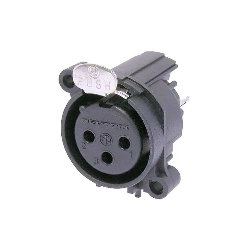 Neutrik NC3FAV Chassisaansluiting Neutrik NC3FAV Chassisaansluiting