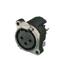 Neutrik NC3FBV1 XLR-Chassisbuchse
