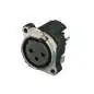 Neutrik NC3FBV1 XLR-Chassisbuchse