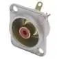 Neutrik NF2D-2 RCA Mounting Socket red