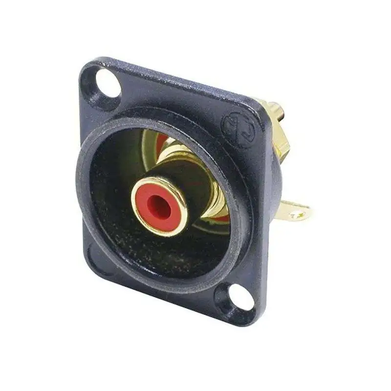 Neutrik NF2D-B-2 RCA Mounting Socket red