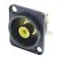 Neutrik NF2D-B-4 Conector RCA amarillo