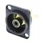 Neutrik NF2D-B-0 Conector RCA negro