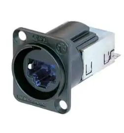 Neutrik NE8FDY-C6-B Einbaubuchse CAT6