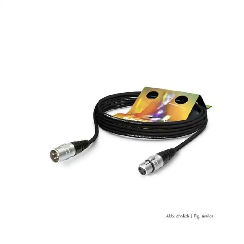Sommer Cable SGHN-0030-SW Microphone Cable 0,3m Sommer Cable SGHN-0030-SW Microphone Cable 0,3m