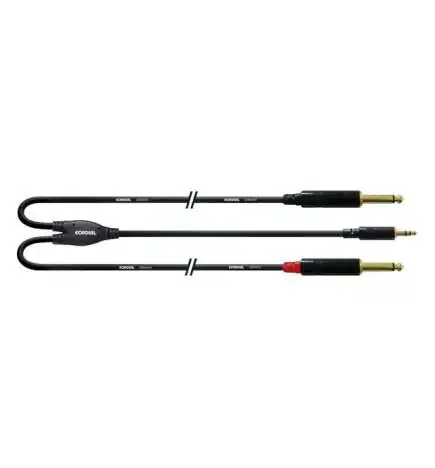 Cordial CFY 3 WPP-LONG Y-Audiokabel 3 m