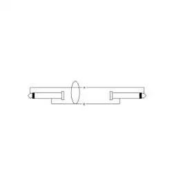 Cordial CFU 6 PR Câble jack double 6 m