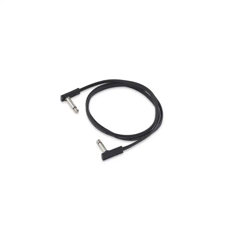 Rockboard Flat Patch Cable Black Series 1 m